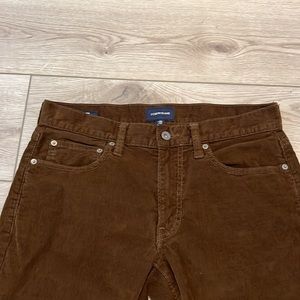 J Crew Jeans brown corduroy 484 slim 30x32